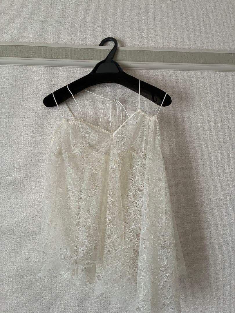 NOBLE ラッセルレースキャミソール　完売品