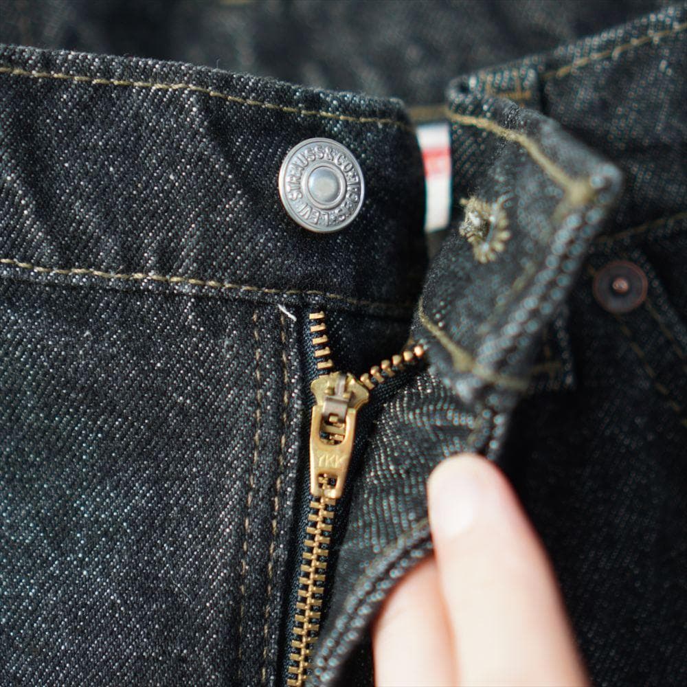 90s ビンテージ リーバイス 505 先染めブラックジーンズ デッドストック