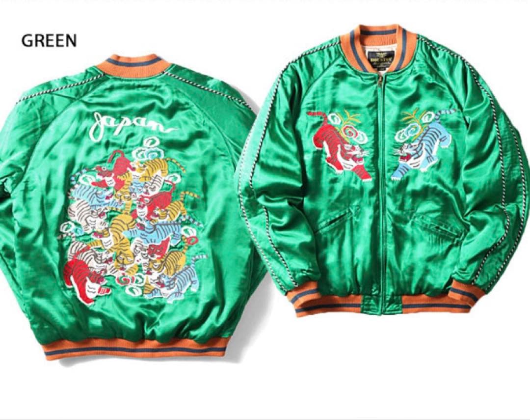 【新品未使用品】HOUSTON レーヨンスカジャン(HUNDRED TIGER)