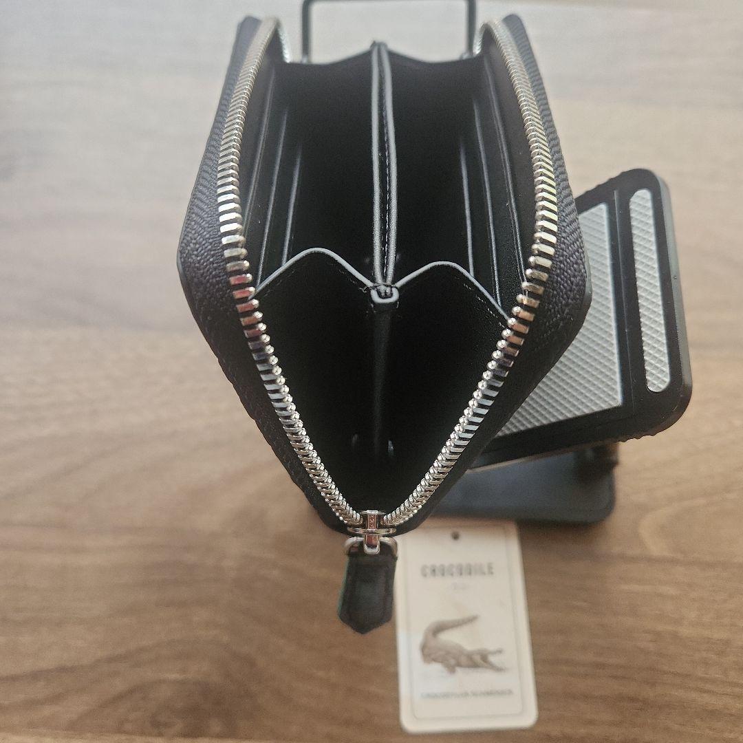 ☆金運☆実物撮影【クロコダイル】 財布  カードケース ミドルウォレット