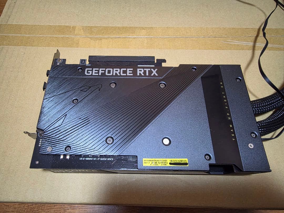 グラフィックボード・グラボ・ビデオカード RTX4090 AORUS XTREME WATERFORCE 24G