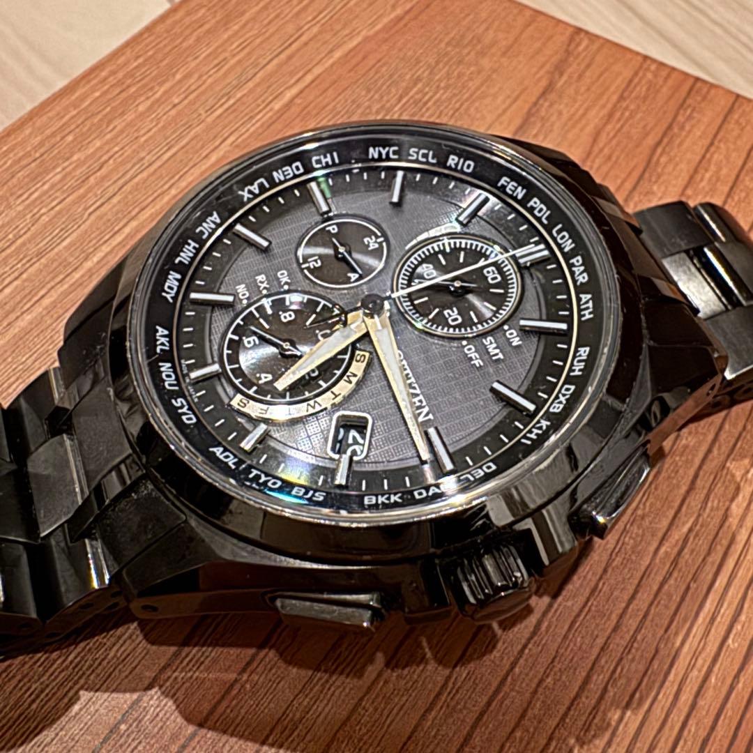 CITIZEN ATTESA H804-T019371 チタン　エコドライブ