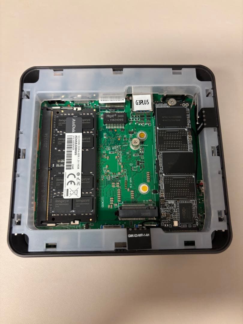 GMKtec G3 Plus（SSDフォーマット済）