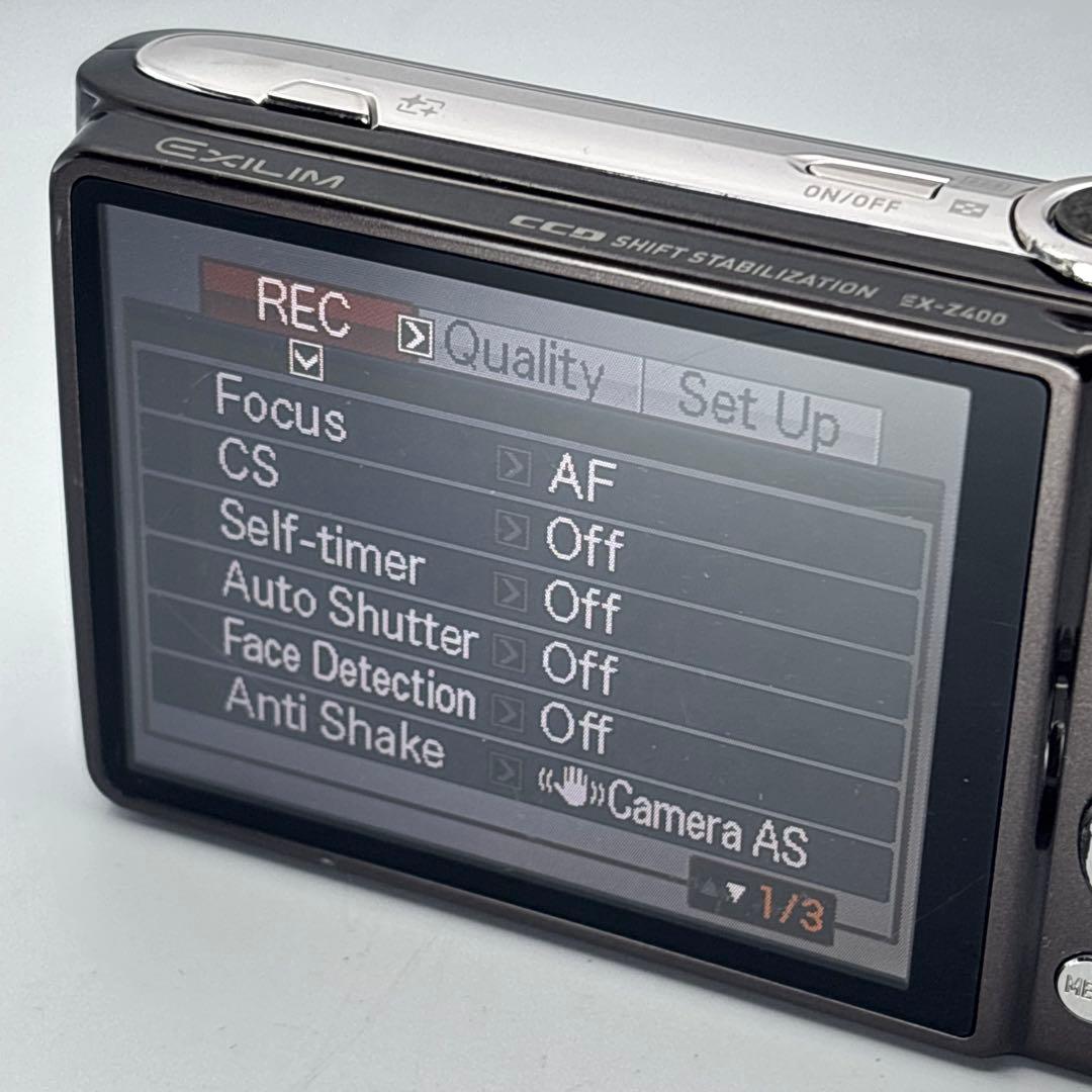 動作良好 美品 CASIO EXILIM 12.1メガ コンパクトデジタルカメラ