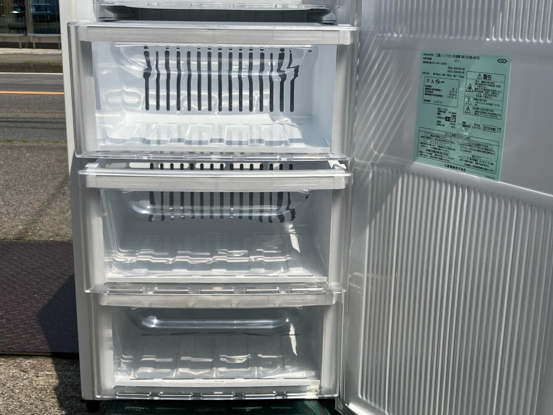 愛知岐阜/送料込★三菱電機 121L冷凍庫 MF-U12N-W　2010年製