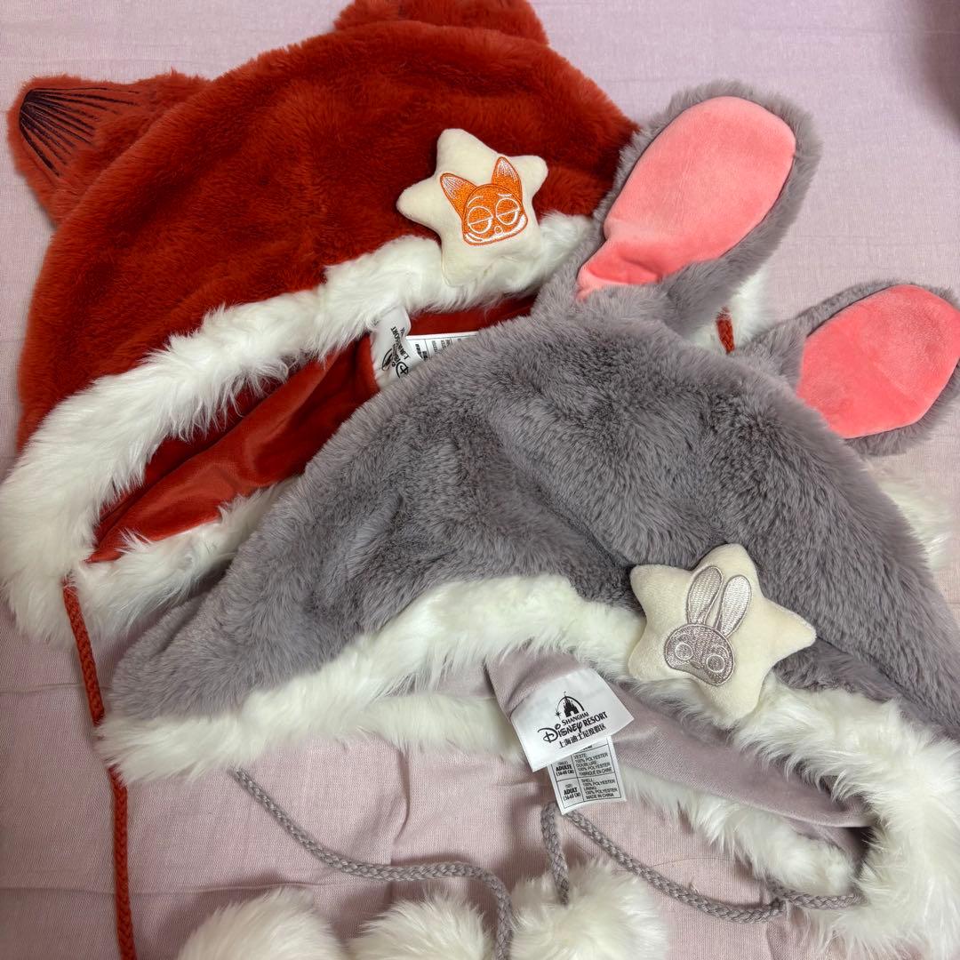 上海ディズニー ファンキャップ ズートピア ニック ジュディ
