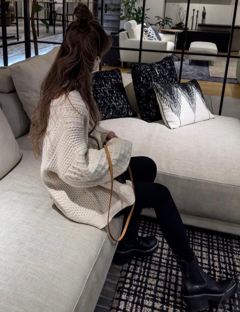 ☆Glam Lips☆ケーブルニットプルオーバー☆