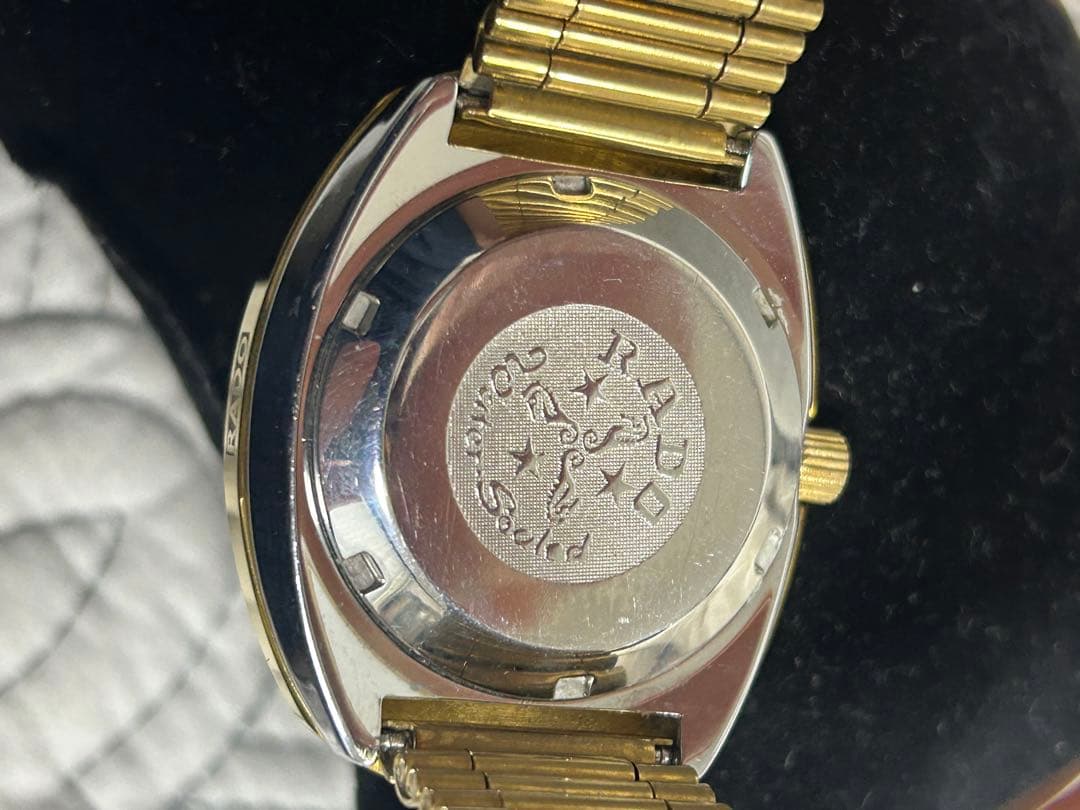 高級品RADO 自動巻き腕時計 ゴールド　ダイアスター稼働品