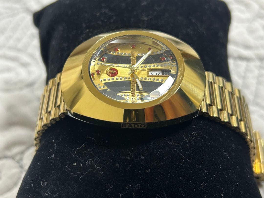 高級品RADO 自動巻き腕時計 ゴールド　ダイアスター稼働品
