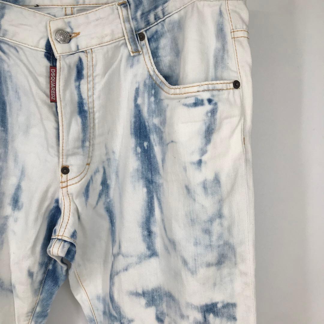 ディースクエアード　デニムパンツ　50　ブリーチ