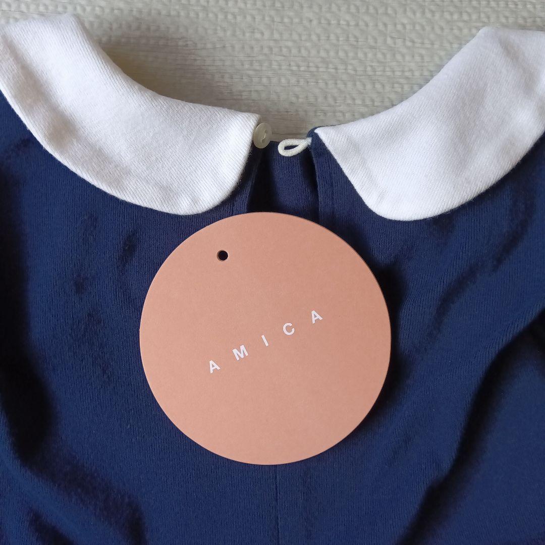【美品】AMICA・kids 135cmネイビーセレモニーワンピース