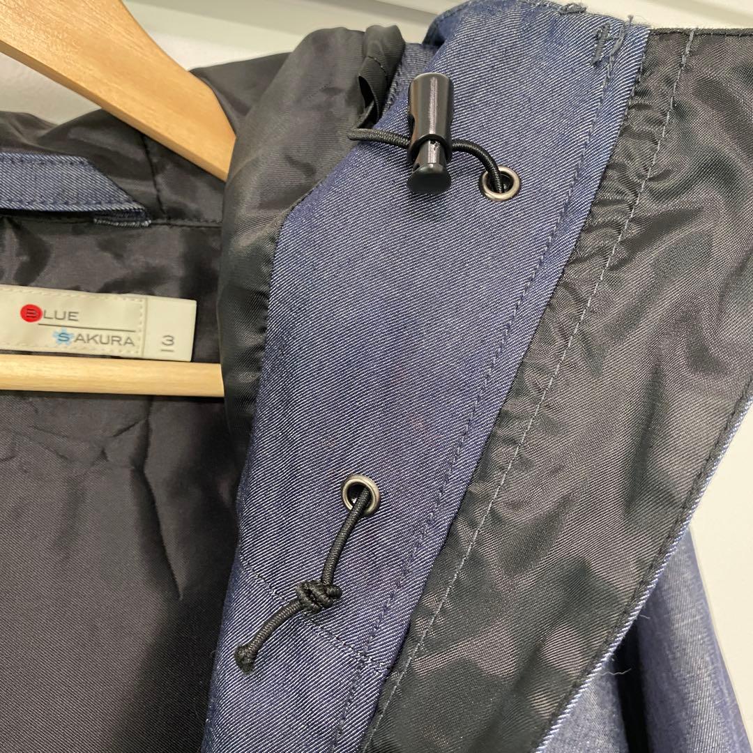 BLUE SAKURA／ブルーサクラ デニムマウンテンパーカー L相当