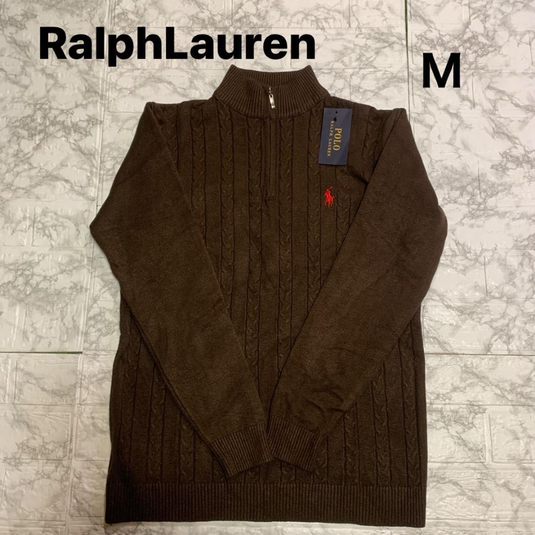 ポロラルフローレン セーター ケーブルニット ラルフローレン M
