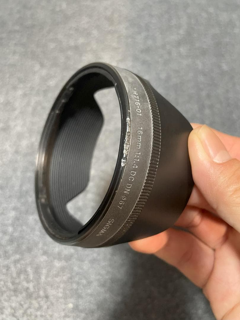 Sony A6400 SIGMA 16mm F1.4 DC DN レンズ 英語