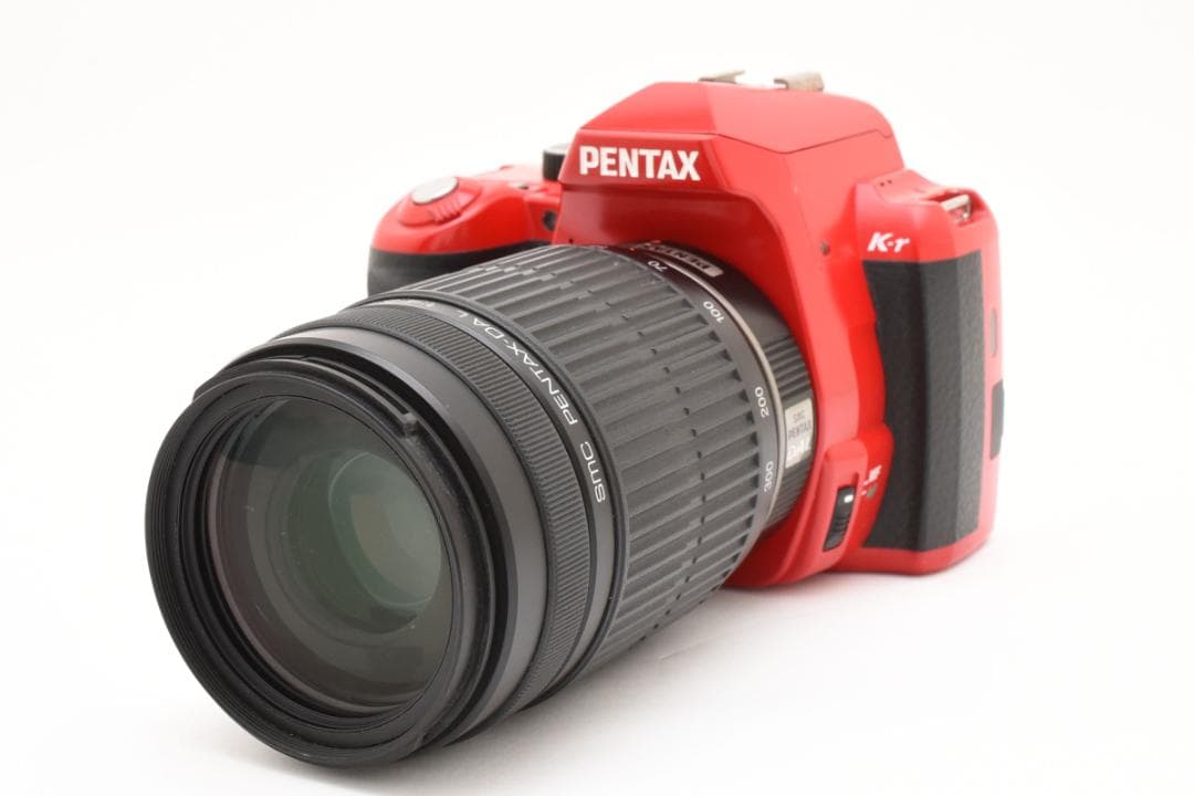 ★並品★ペンタックス K-r 55-300 レンズセット レッド #19801