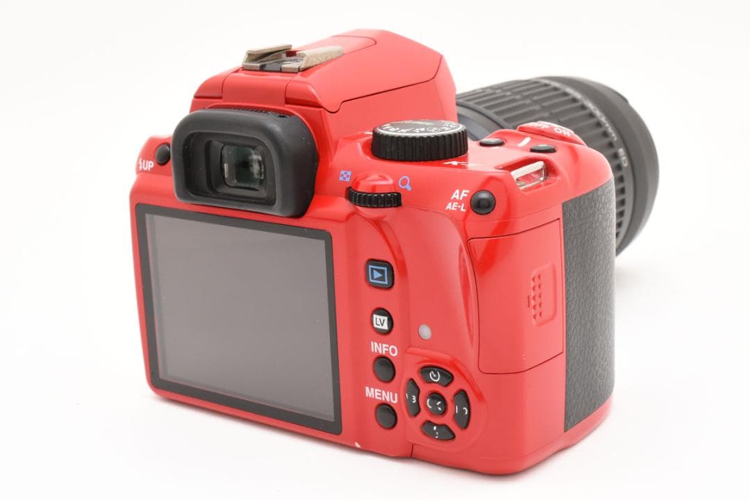 ★並品★ペンタックス K-r 55-300 レンズセット レッド #19801