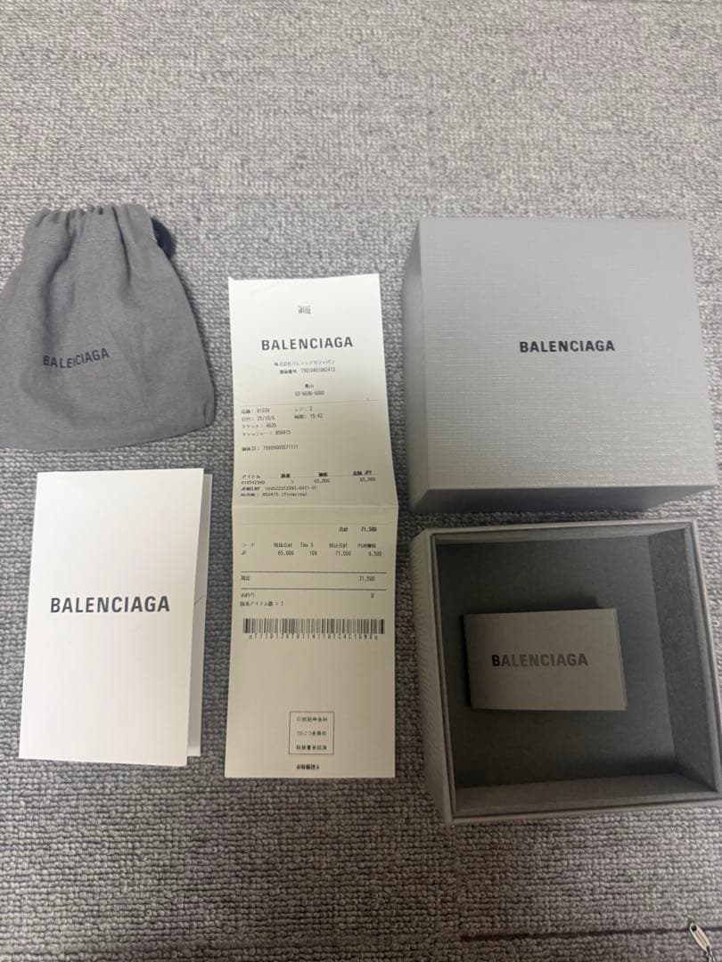 て*子様 BALENCIAGA BBロゴ ネックレス 箱付き
