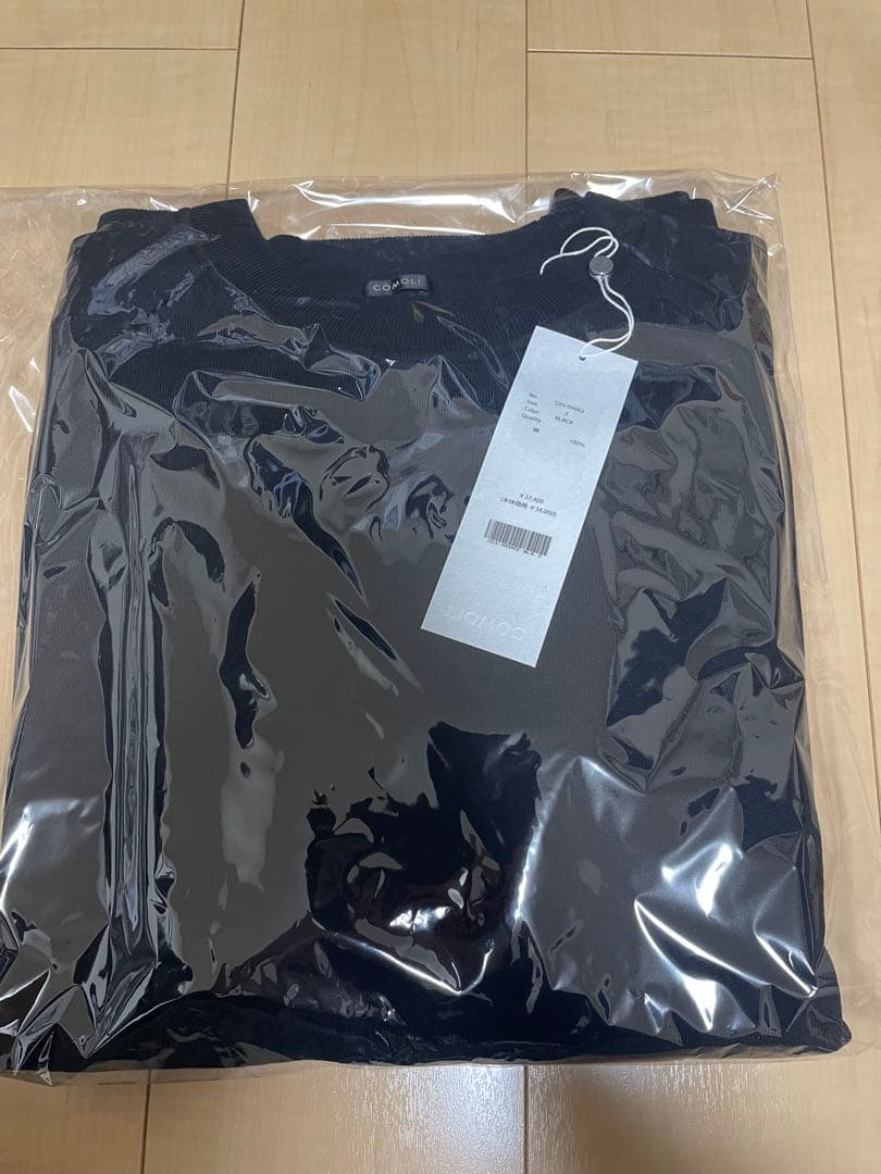 25AW COMOLI コットン裏毛 クルーネック