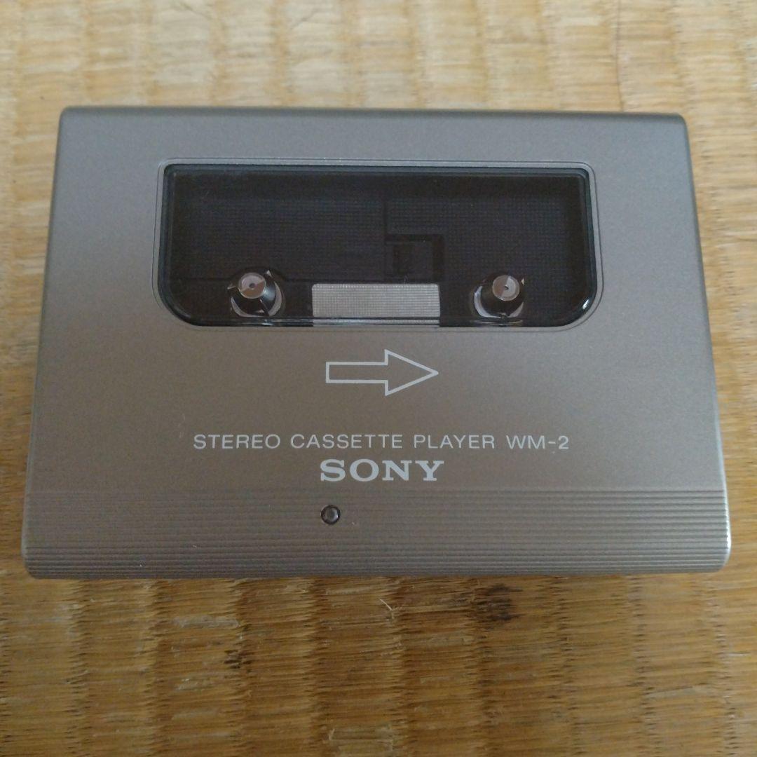 【ジャンク品】SONY カセットウォークマン WM-2 シルバー　当時物　希少