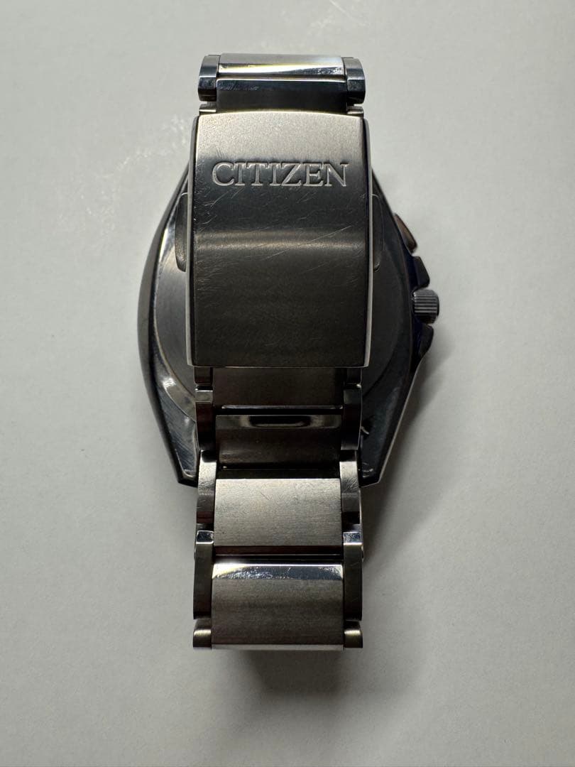 CITIZEN ATTESA ワールドタイム 電波ソーラー　希少世界地図文字盤