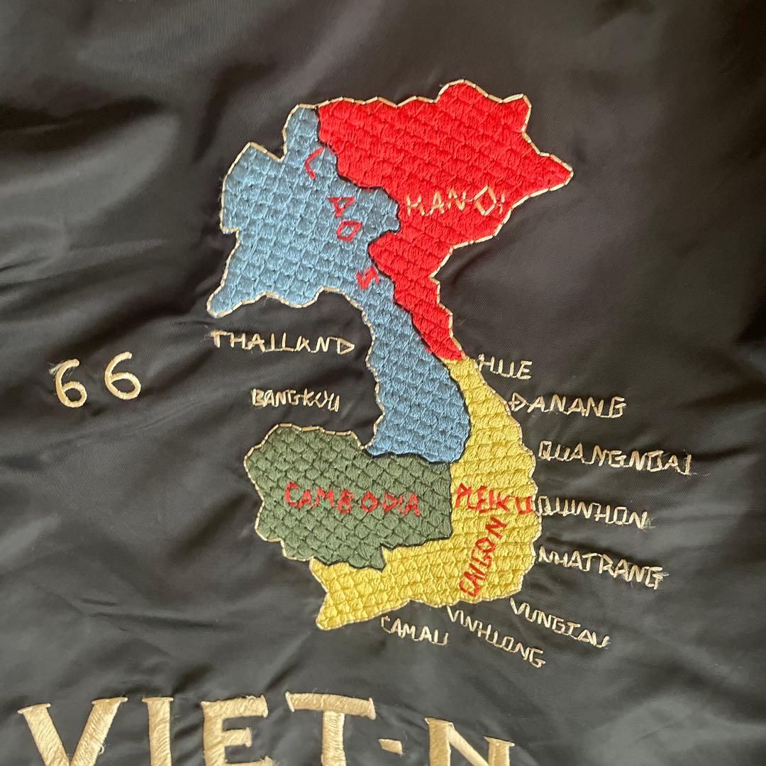 テーラー東洋 × BEAMS】別注 コーチ ジャケット ベトジャン 地図 刺繍