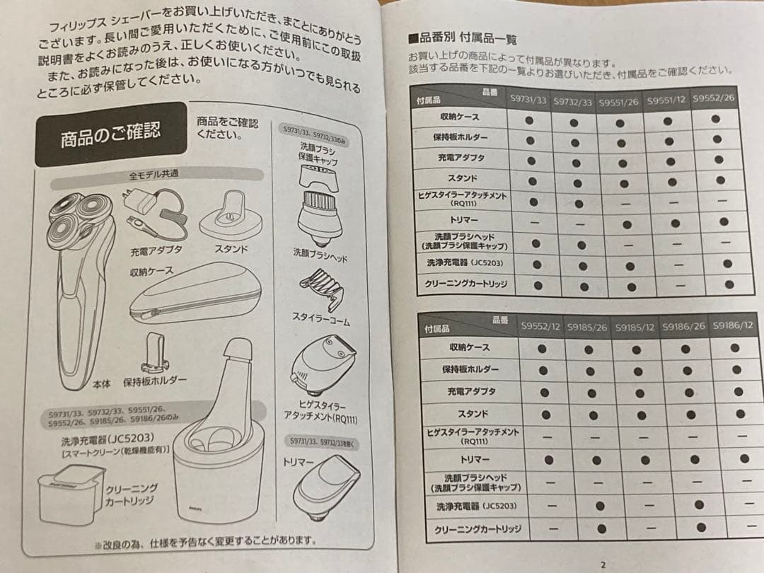 PHILIPS Series 9000（S9186） メンズシェーバー