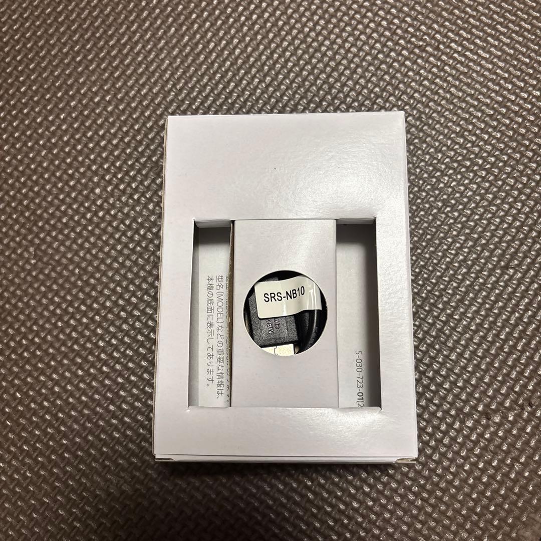 SONY NB10 ネックスピーカー ブラック