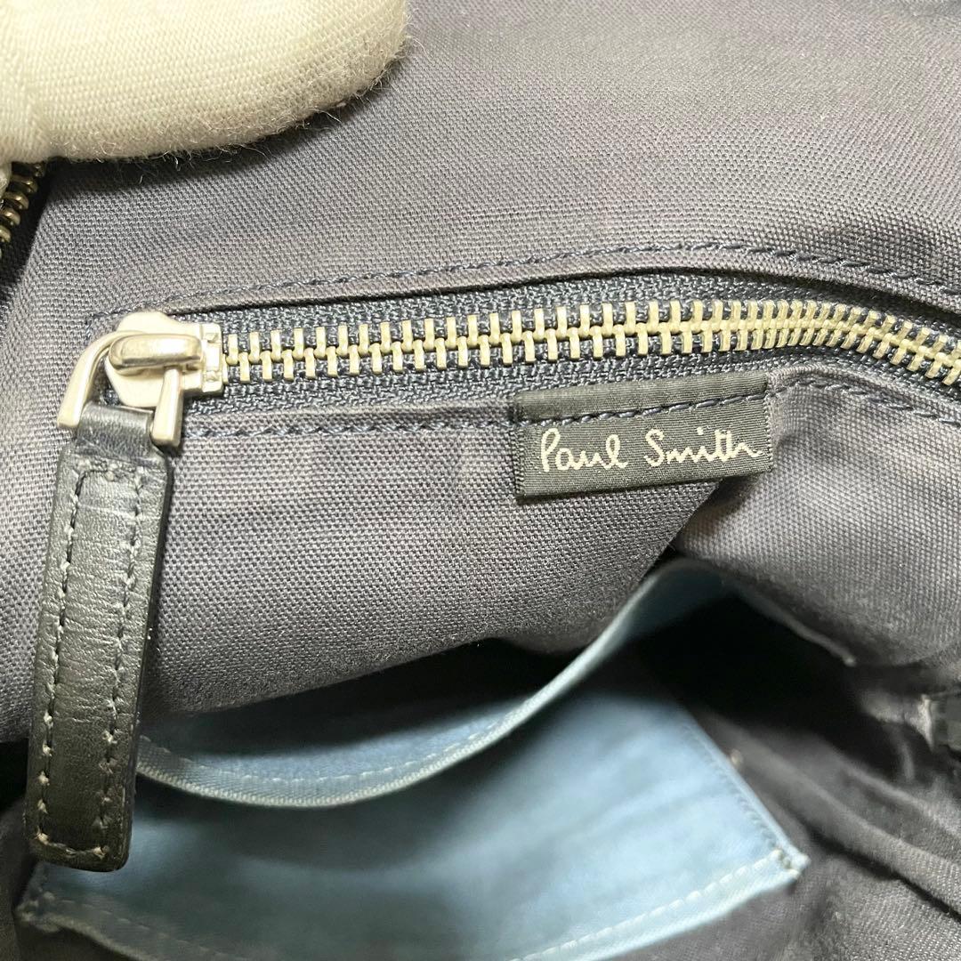【美品】ポールスミス　ボディバッグ　ショルダーバッグ　メンズ　レザー　黒