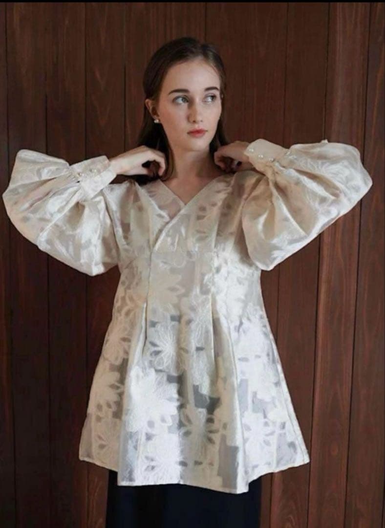 Acka. jacquard mini dress シャガードミニドレス