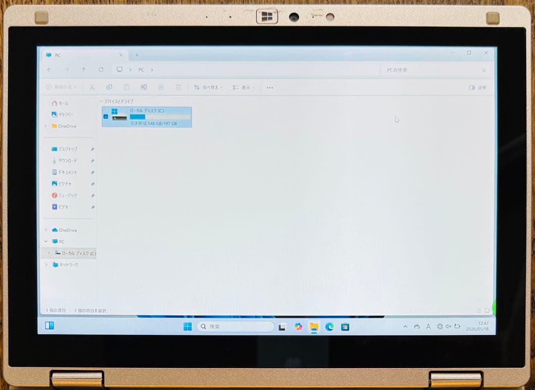 【整備済・動作確認済】Panasonic Let’s note RZ6