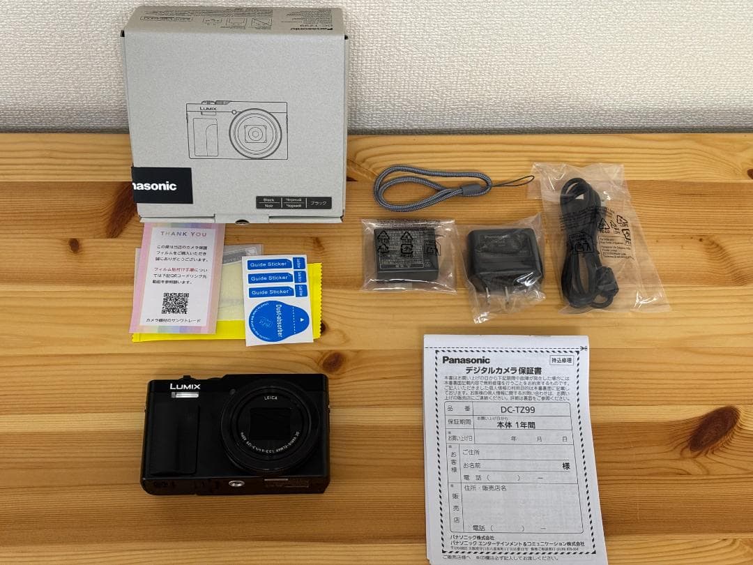 【ほぼ未使用品】LUMIX コンパクトデジタルカメラ DC-TZ99-K
