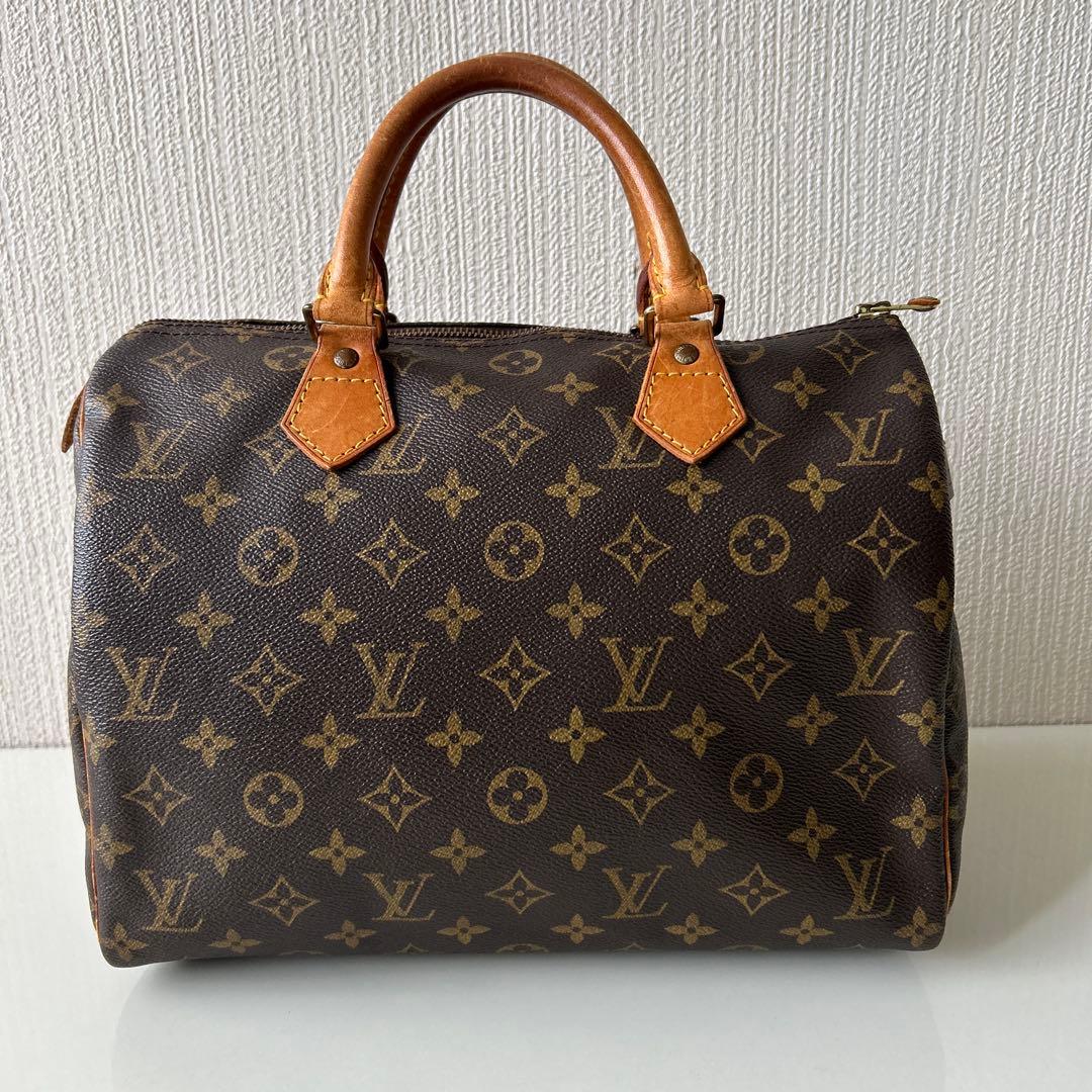 LOUIS VUITTON スピーディ30 モノグラム ミニボストン SN•鍵付