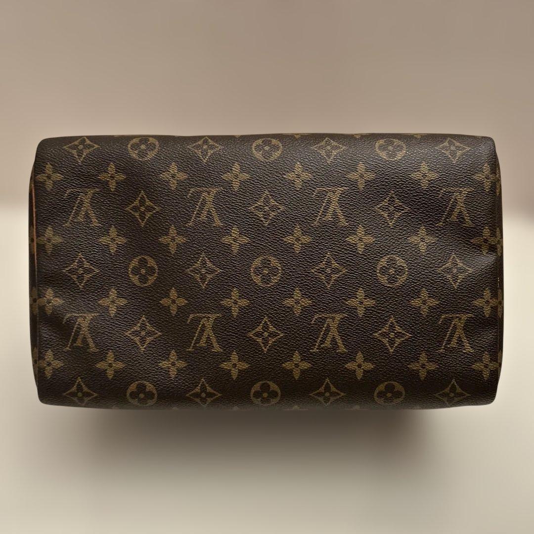 LOUIS VUITTON スピーディ30 モノグラム ミニボストン SN•鍵付