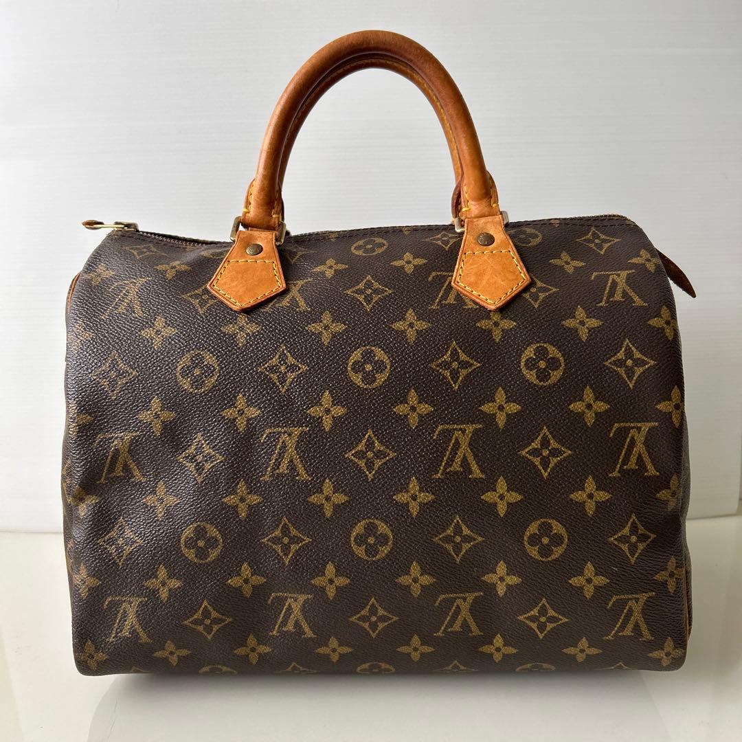 LOUIS VUITTON スピーディ30 モノグラム ミニボストン SN•鍵付