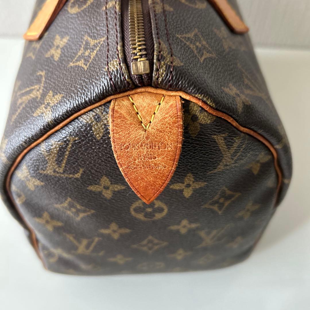 LOUIS VUITTON スピーディ30 モノグラム ミニボストン SN•鍵付