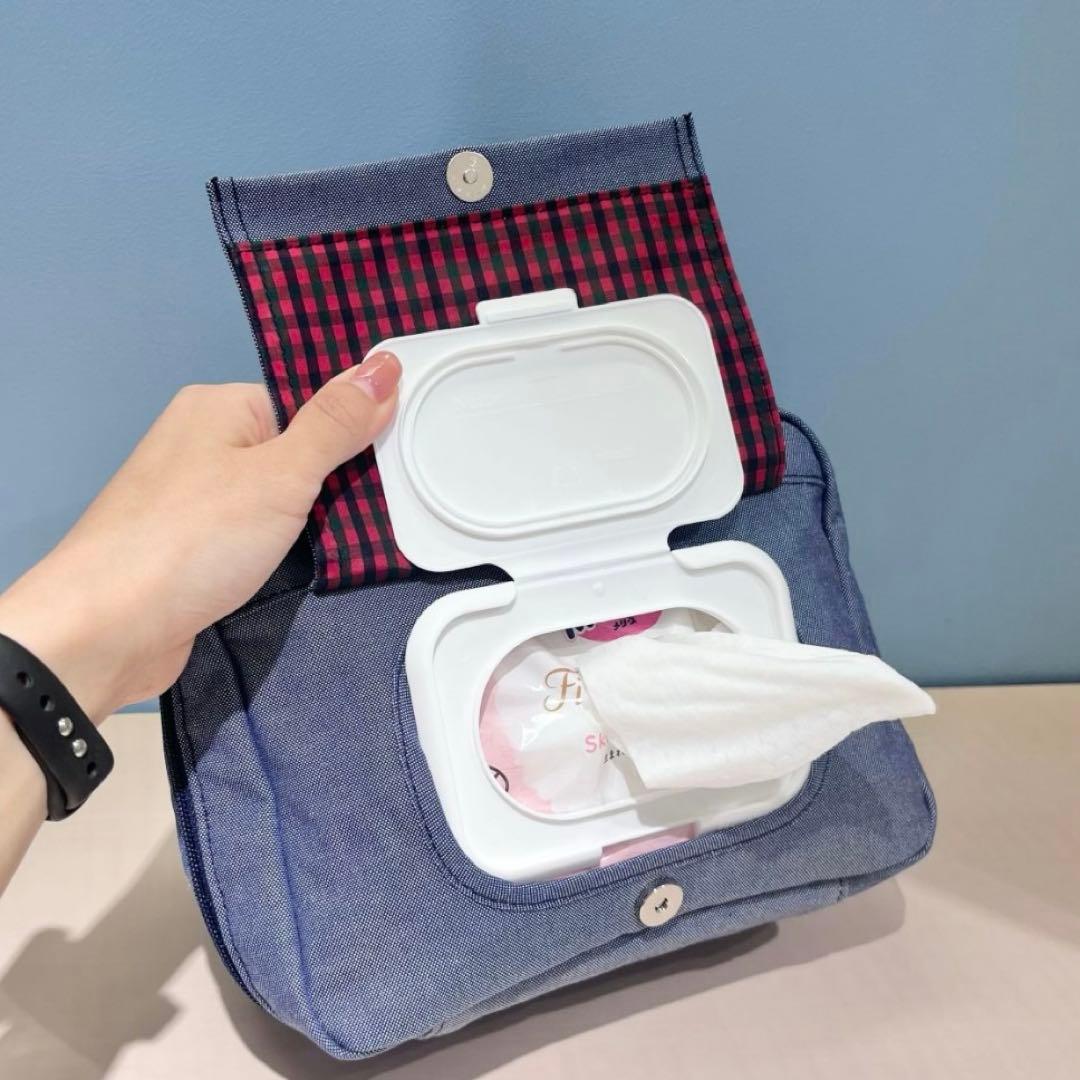 ファミリア　おむつポーチ ネイビー