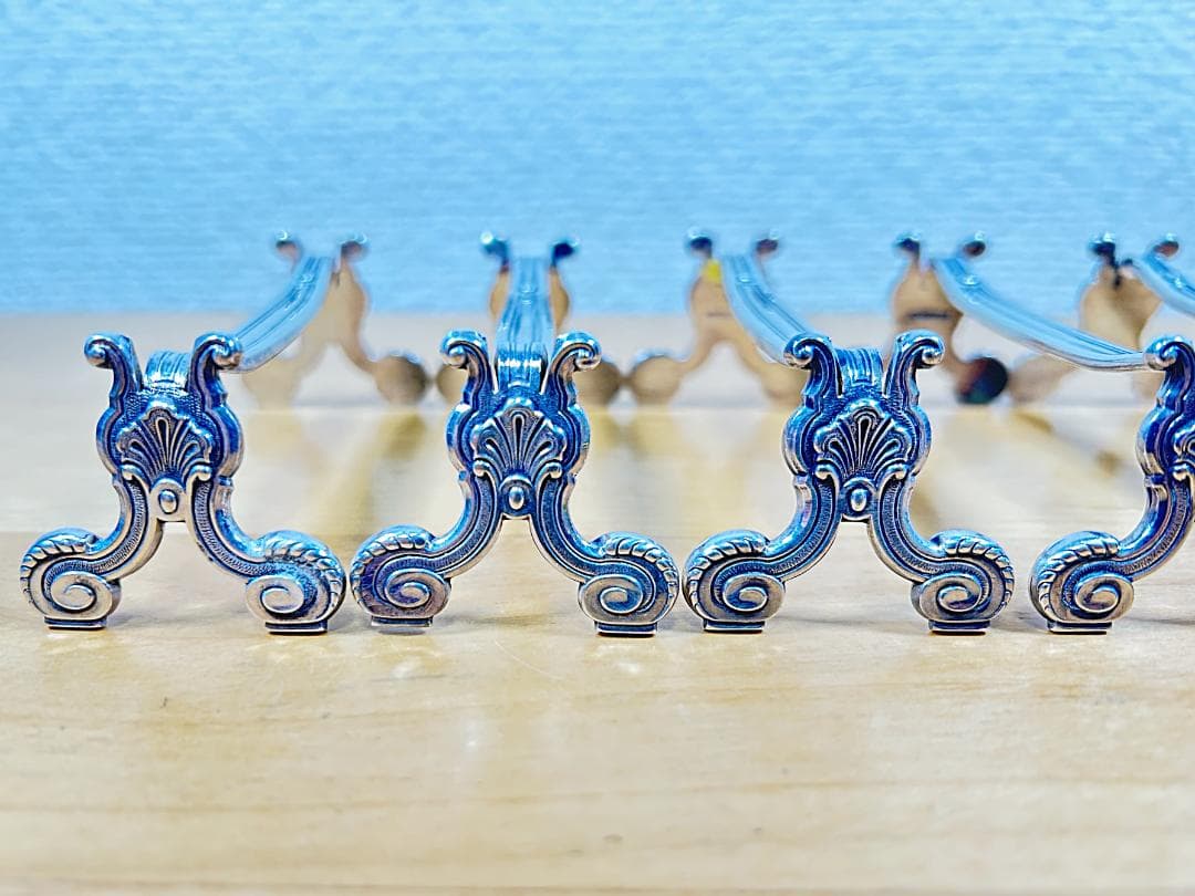 箱付 クリストフル ヴァンドーム アルカンシア ナイフレスト 6個 コキーユ ②