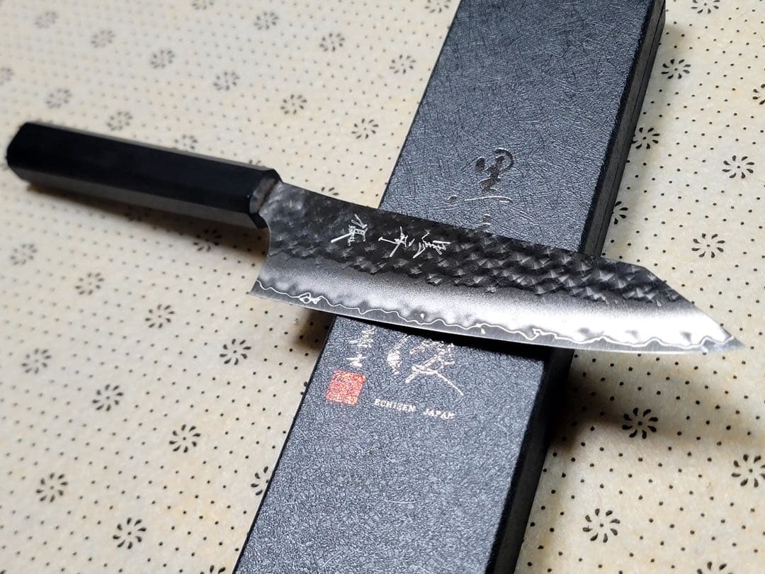 優黒崎　文化　sg2 文化170mm 黒檀柄