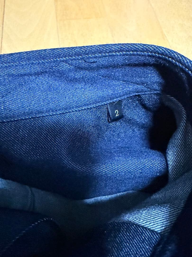 COMOLI デニムコモリシャツ　サイズ2