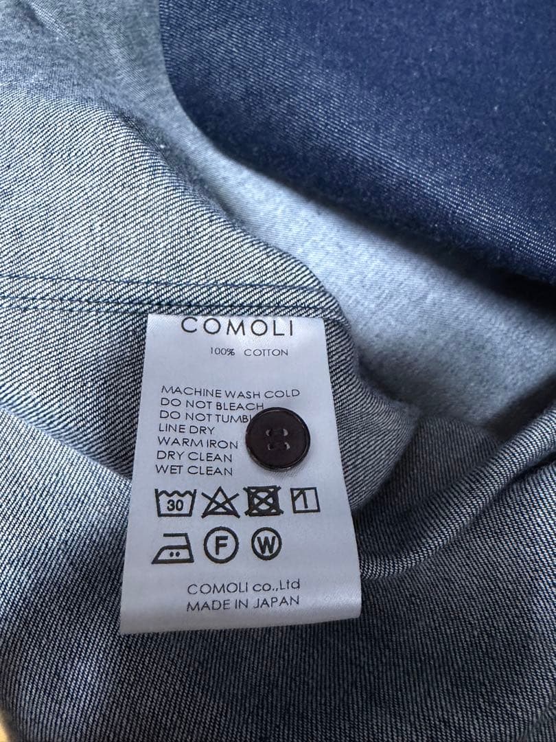 COMOLI デニムコモリシャツ　サイズ2