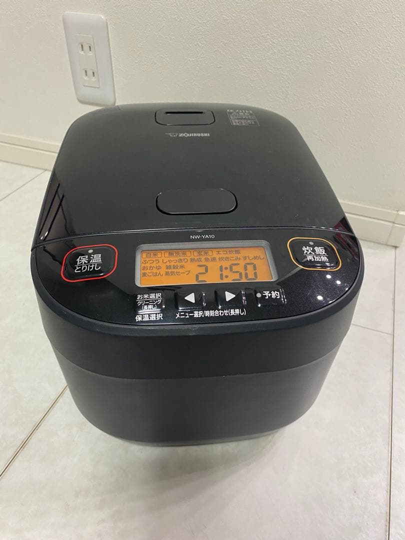 【美品】象印 極め炊き 圧力IH炊飯ジャー NW-YA10
