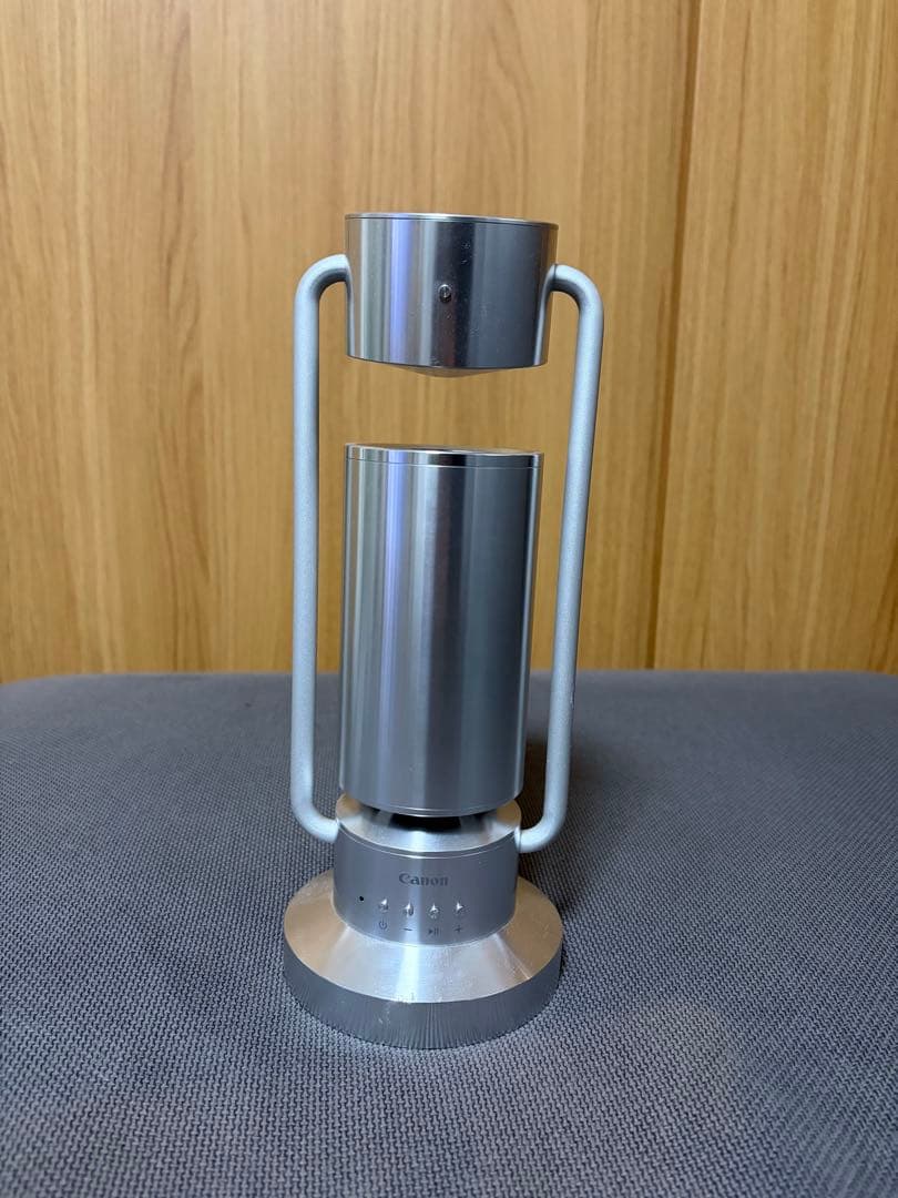週末セール【美品】Canonライト付きスピーカー シルバー