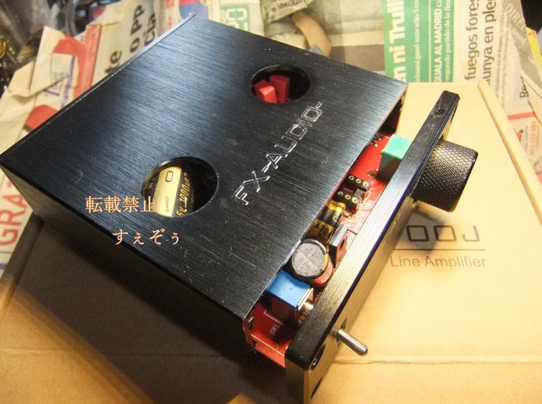FX-AUDIO TUBE-00J（改)49710NA。EROMKT1813搭載