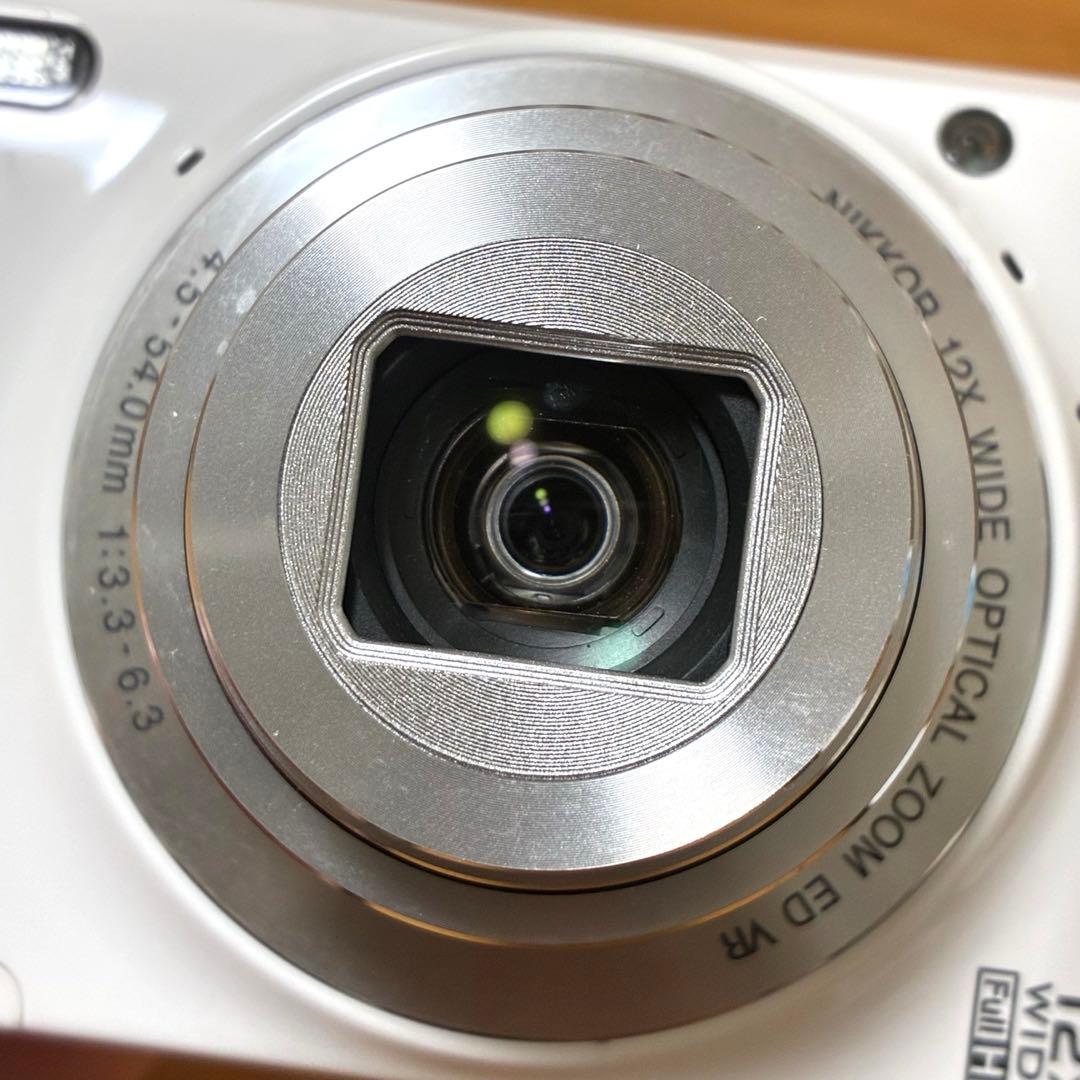 Nikon COOLPIX S6900 12倍ズームコンパクト　自撮り ホワイト