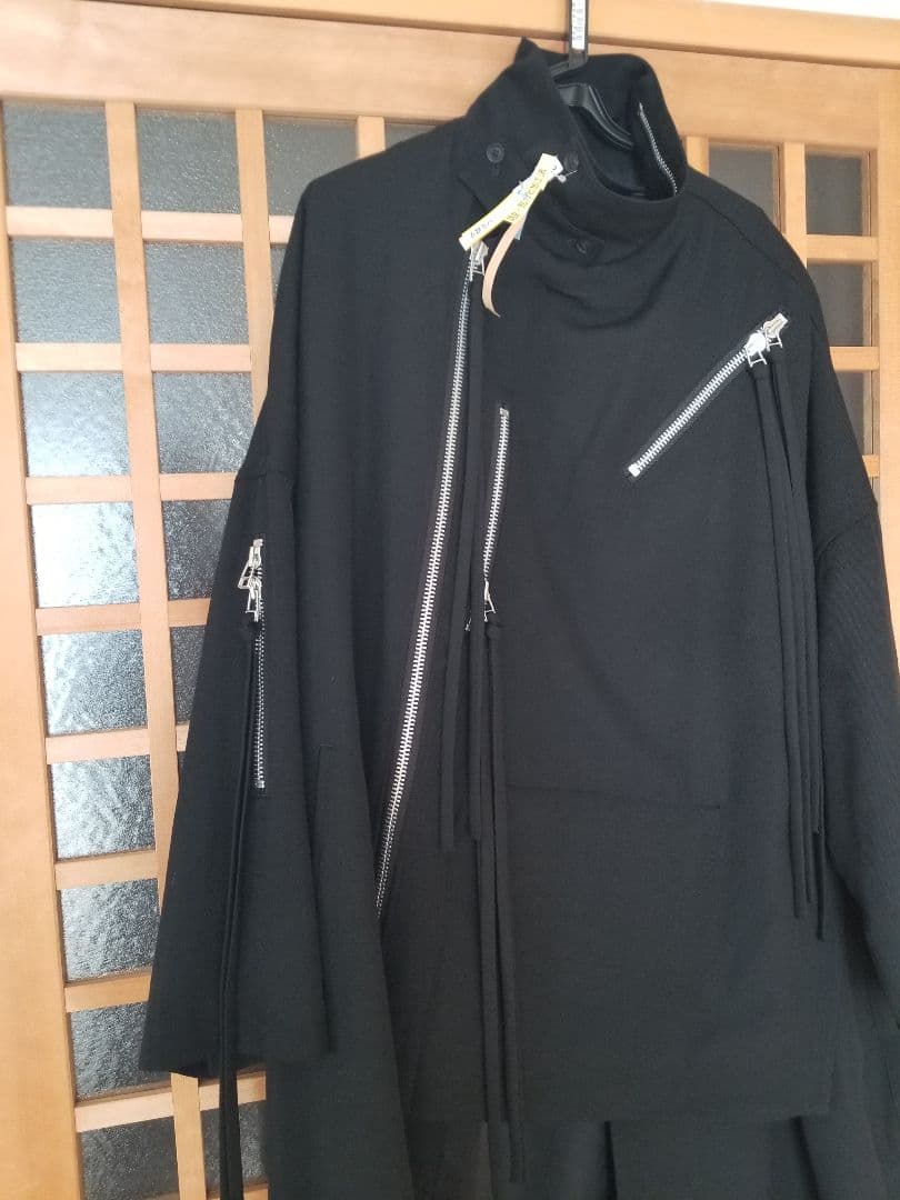 yohji yamamoto pour homme ジッパー付きロングコート