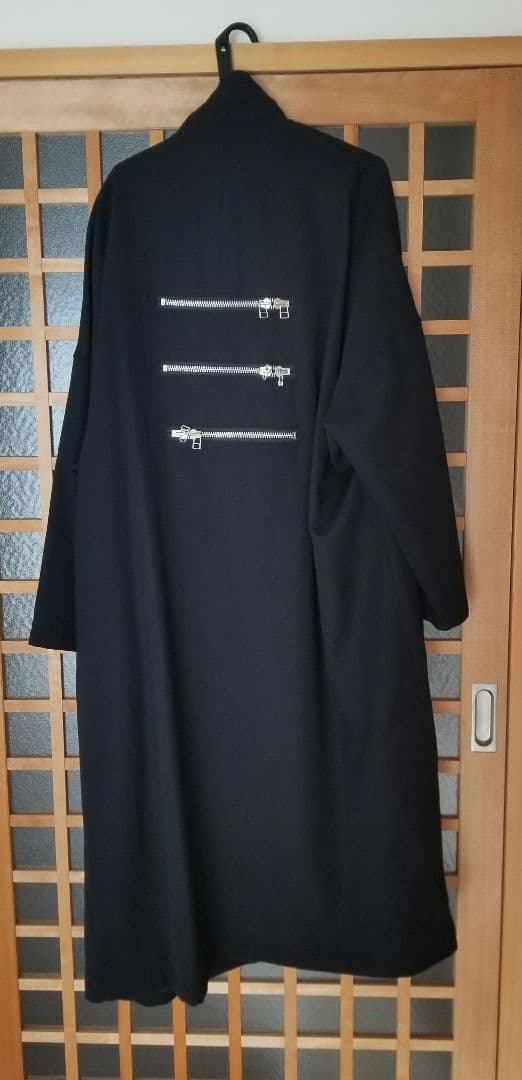 yohji yamamoto pour homme ジッパー付きロングコート