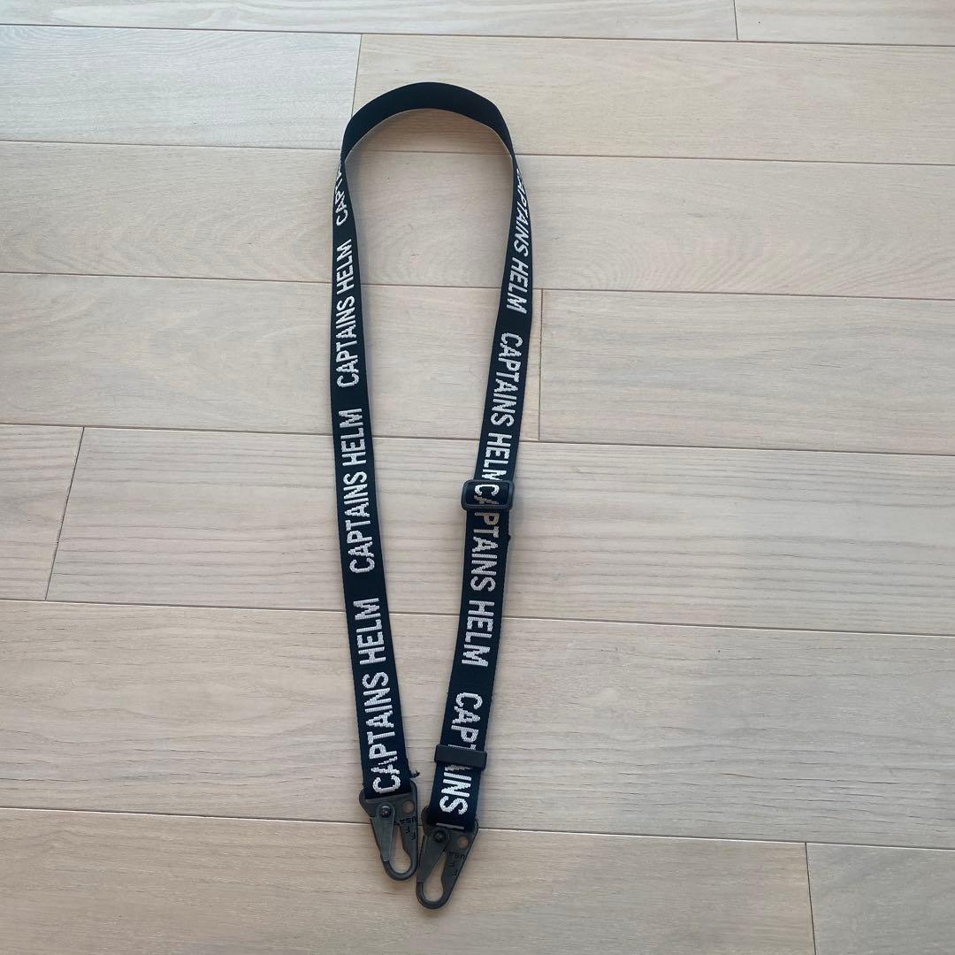 キャプテンズヘルム　ショルダーストラップ　ブラック　スマホストラップ