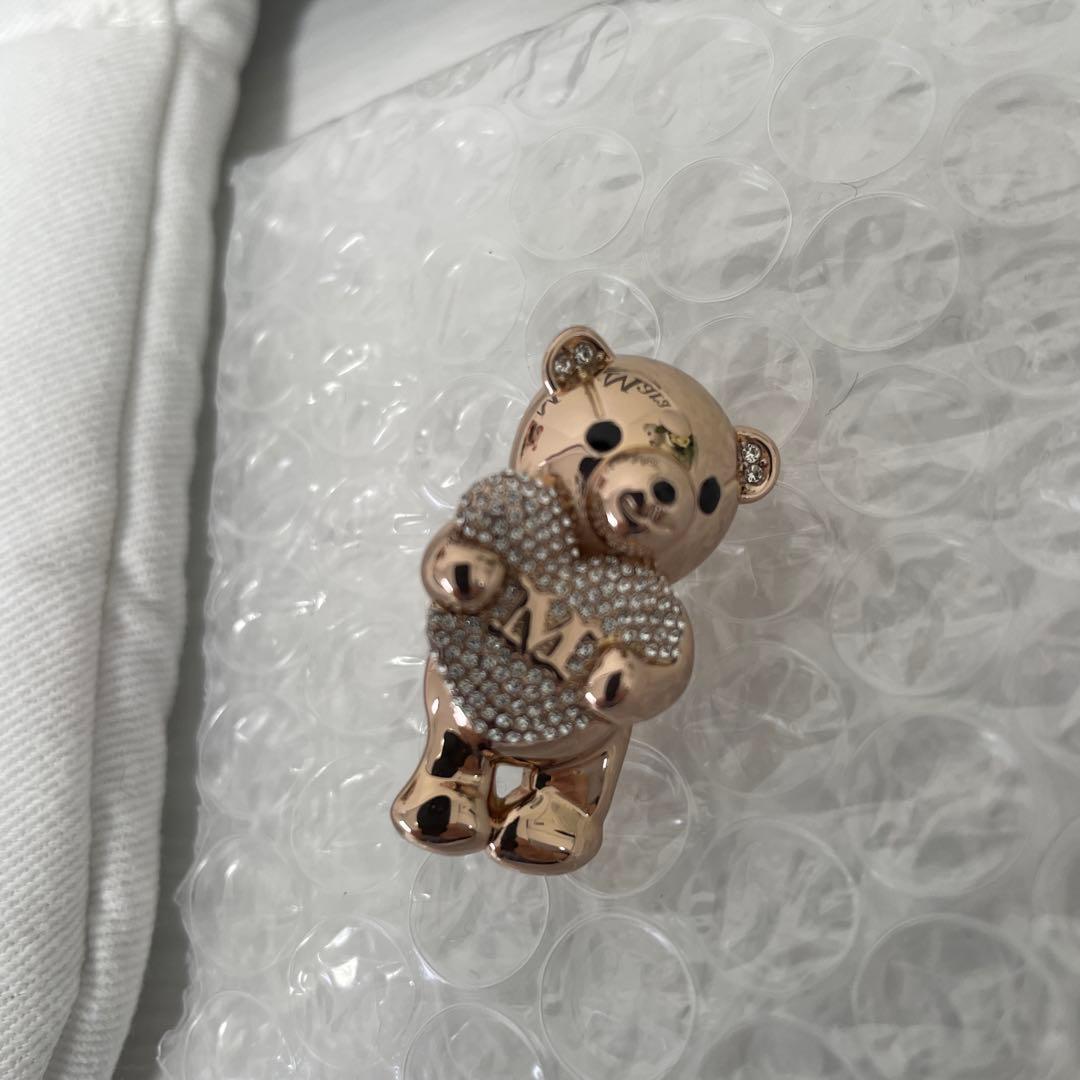 Max Maraテディベアハートブローチ