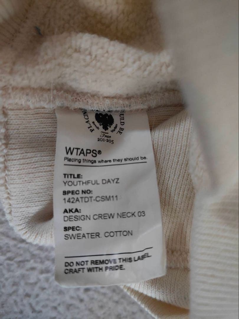 W taps/ダブルタップス スウェット