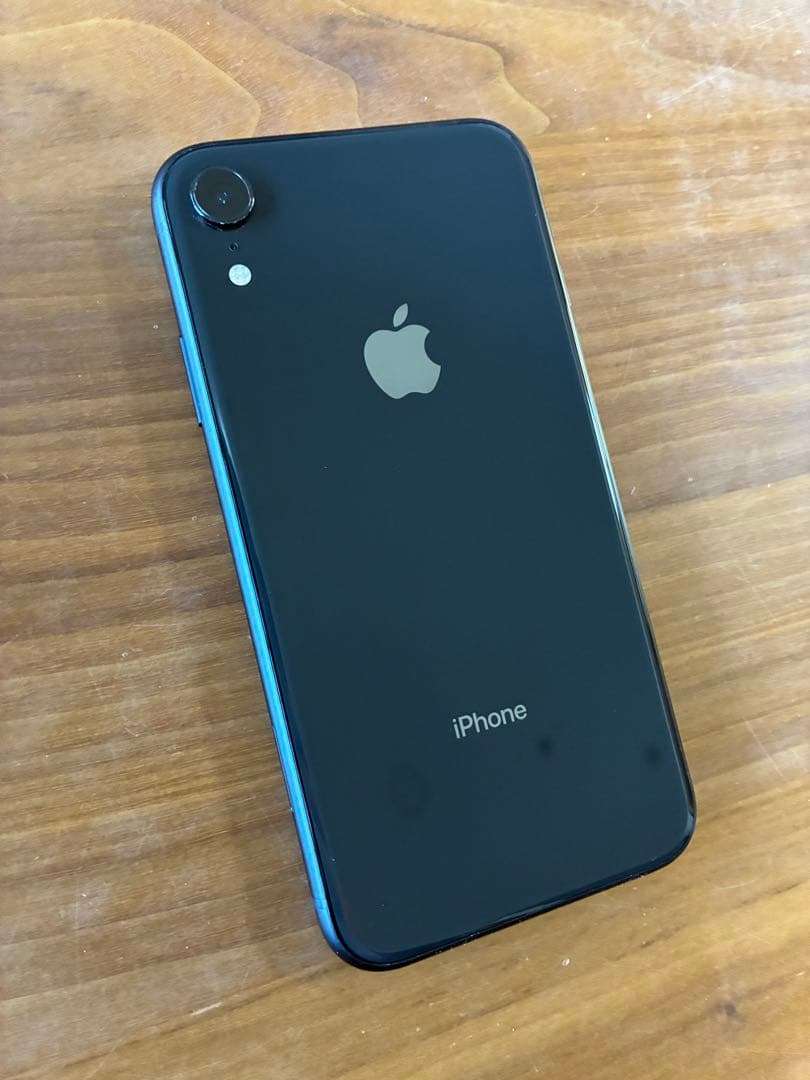 【ifaceケース付き】Apple iPhone XR 本体 ブラック